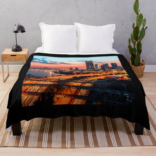 Item preview, Seoul Korea river, skyline and sunset Classic  designed and sold by glimpglover8.