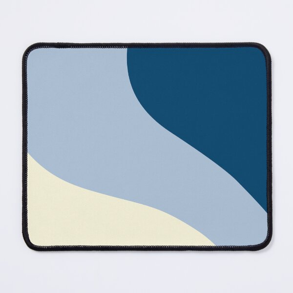 Item preview, Simple Waves - Dark Blue, Light Blue and Cream designed and sold by LAEC-Shop.