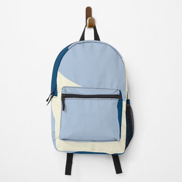 Item preview, Simple Waves - Dark Blue, Light Blue and Cream designed and sold by LAEC-Shop.