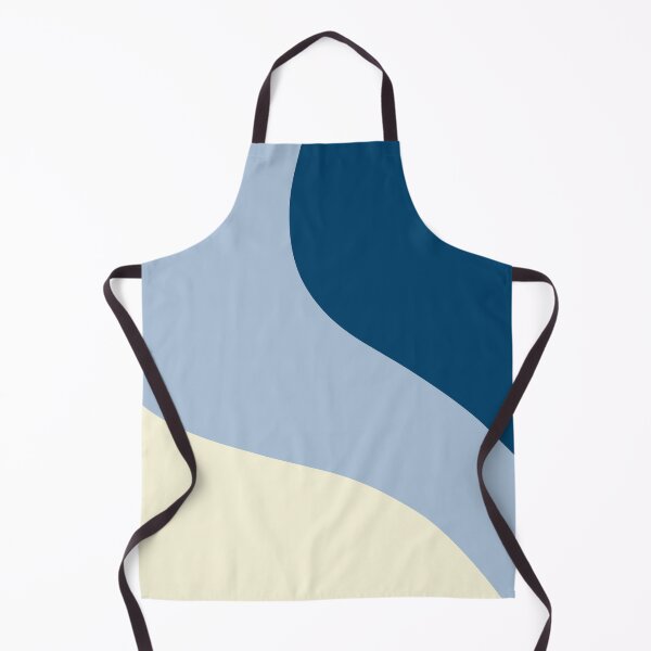 Item preview, Simple Waves - Dark Blue, Light Blue and Cream designed and sold by LAEC-Shop.