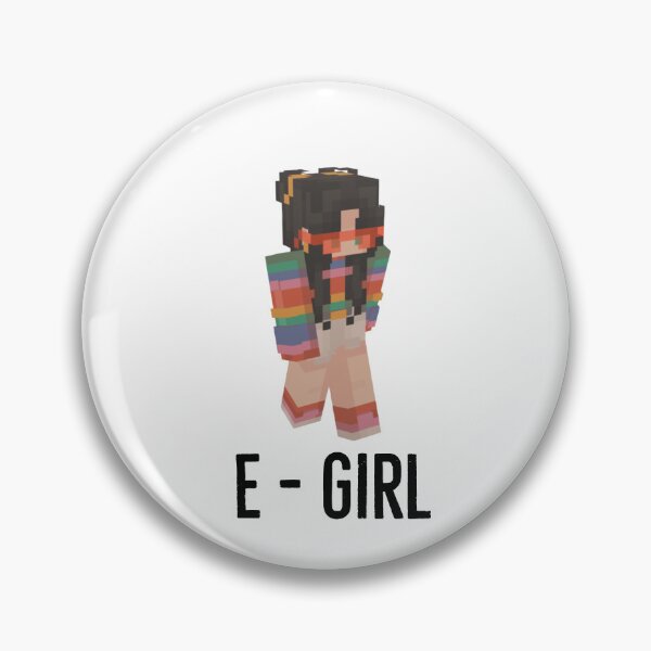 Item preview, egirl minecraft  designed and sold by bestizeyy.