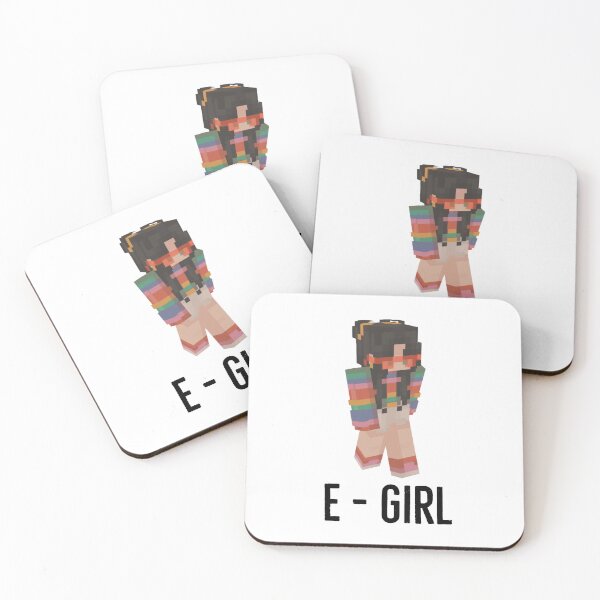 Item preview, egirl minecraft  designed and sold by bestizeyy.