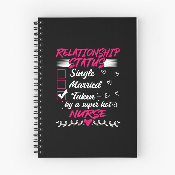 Item preview, Funny His and Her Clothing Gifts Nurse Relationship Status designed and sold by haselshirt.