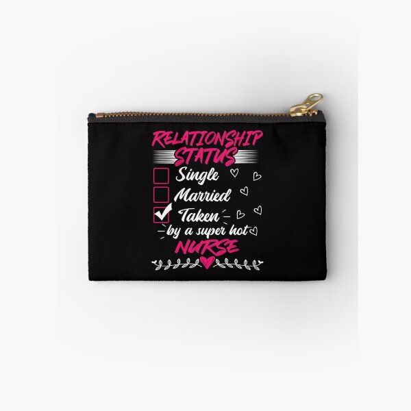 Item preview, Funny His and Her Clothing Gifts Nurse Relationship Status designed and sold by haselshirt.