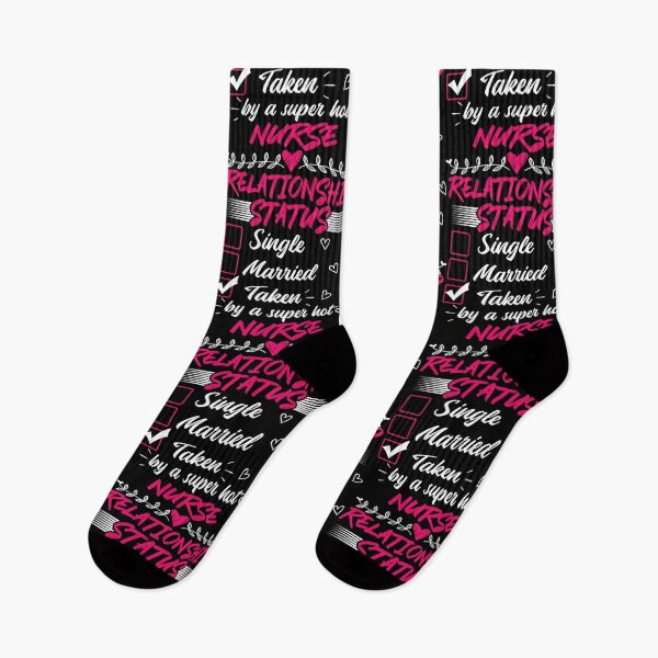 Item preview, Funny His and Her Clothing Gifts Nurse Relationship Status designed and sold by haselshirt.