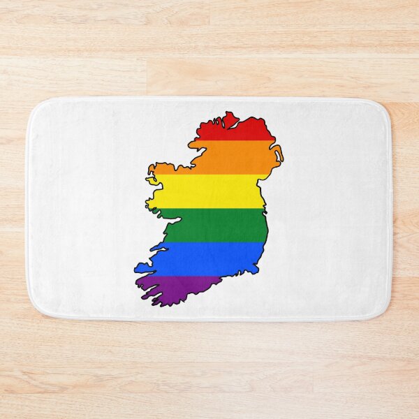 Item preview, Ireland Outline - Gay Pride Flag designed and sold by uni-que-designs.