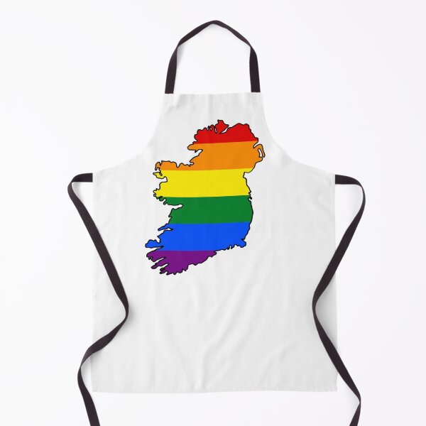 Item preview, Ireland Outline - Gay Pride Flag designed and sold by uni-que-designs.