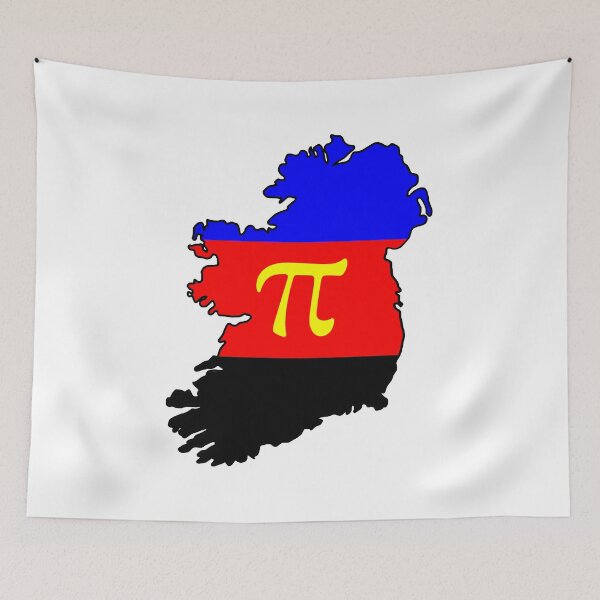 Item preview, Ireland Outline - Polyamory Pride Flag designed and sold by uni-que-designs.