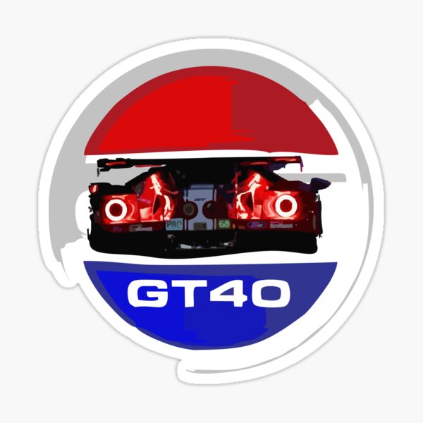 GT40 24 heures du Mans Sticker
