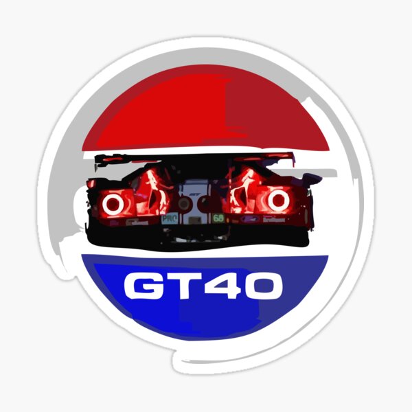 GT40  24 heures du Mans Sticker