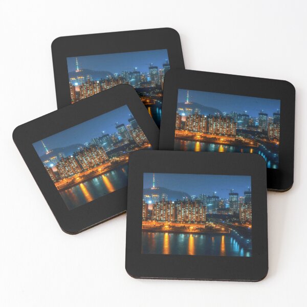 Item preview, Seoul Korea skyline Classic  designed and sold by glimpglover8.