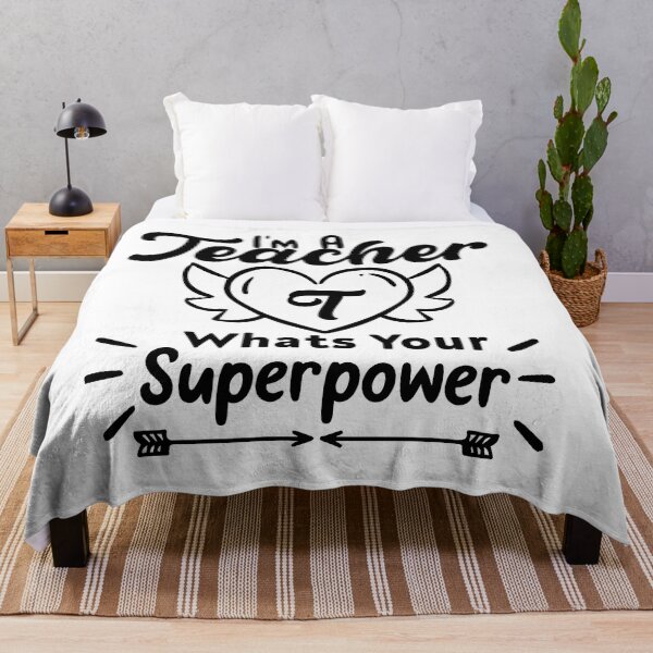 Item preview, im a teacher whats your superpower, cool design for teachers designed and sold by Sun Rise.