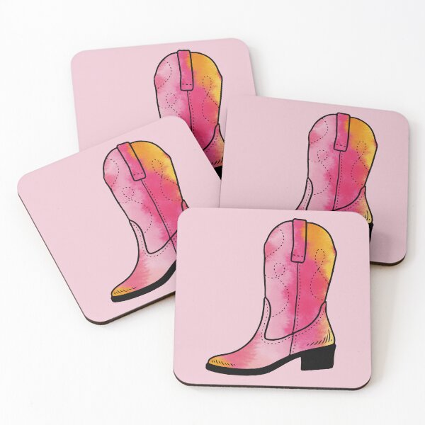 Item preview, Dark Pink And Orange Tie Dye Cowgirl Boot designed and sold by EpicCreation.