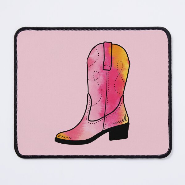 Item preview, Dark Pink And Orange Tie Dye Cowgirl Boot designed and sold by EpicCreation.