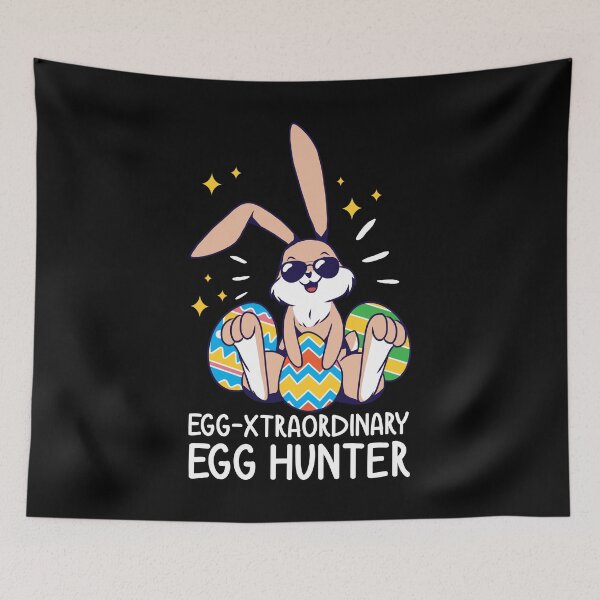 Item preview, Egg-Xtraordinary Egg Hunter Kids Cute Easter Bunny designed and sold by haselshirt.