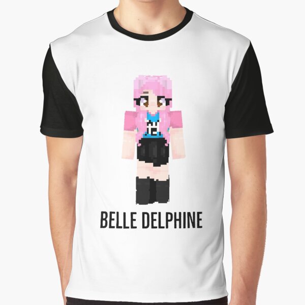 Belle Delphine minecraft  Kids T-Shirt for Sale by bestizeyy