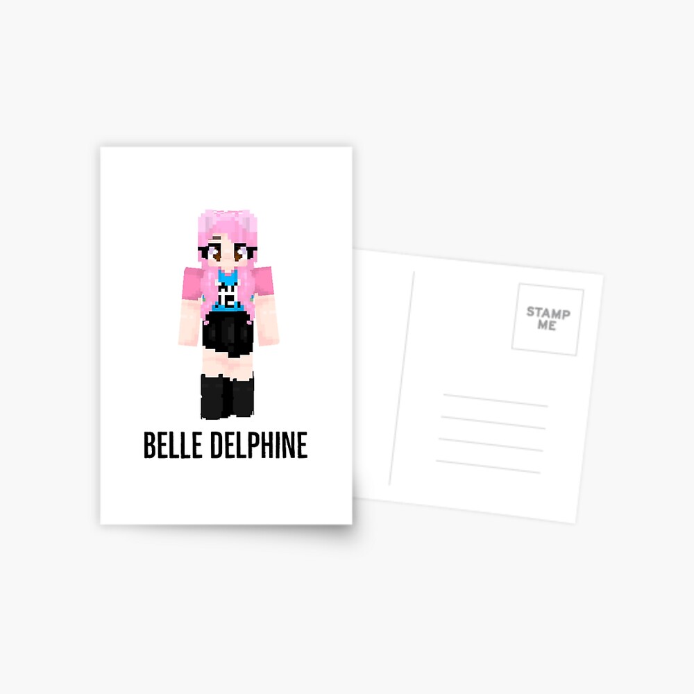 Belle Delphine minecraft  Canvas Print for Sale by bestizeyy