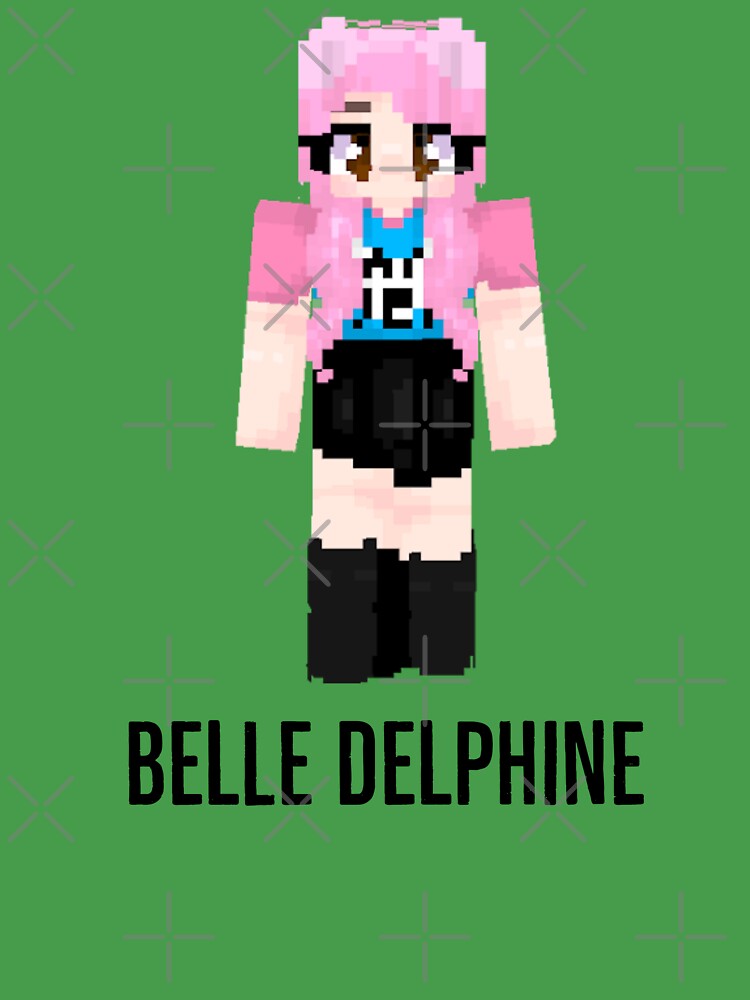 Belle Delphine minecraft  Kids T-Shirt for Sale by bestizeyy