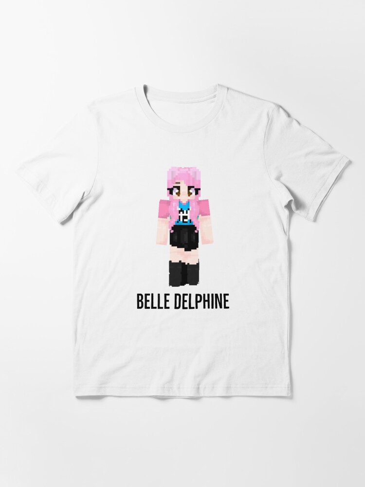 Belle Delphine minecraft  Kids T-Shirt for Sale by bestizeyy