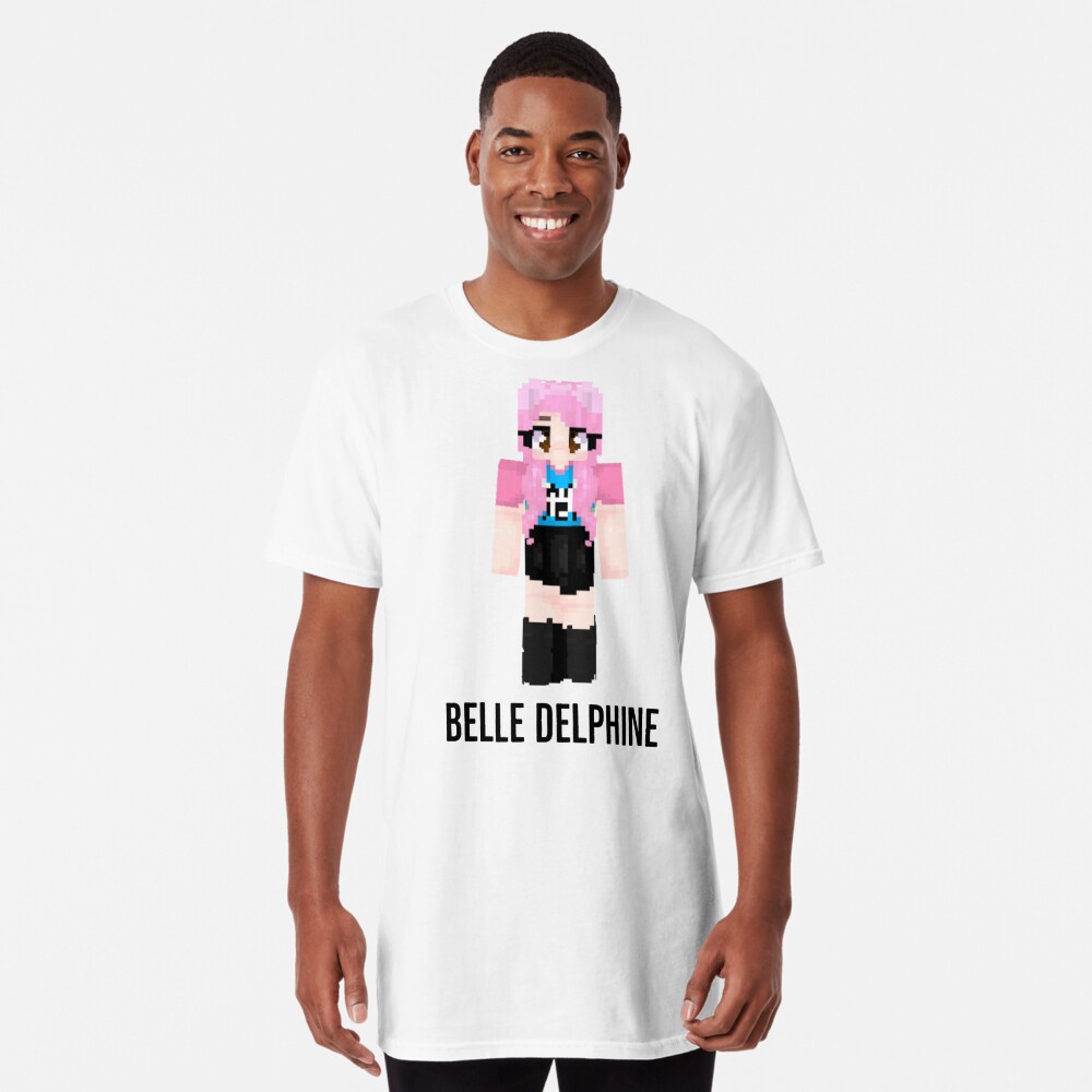 Belle Delphine minecraft  Kids T-Shirt for Sale by bestizeyy