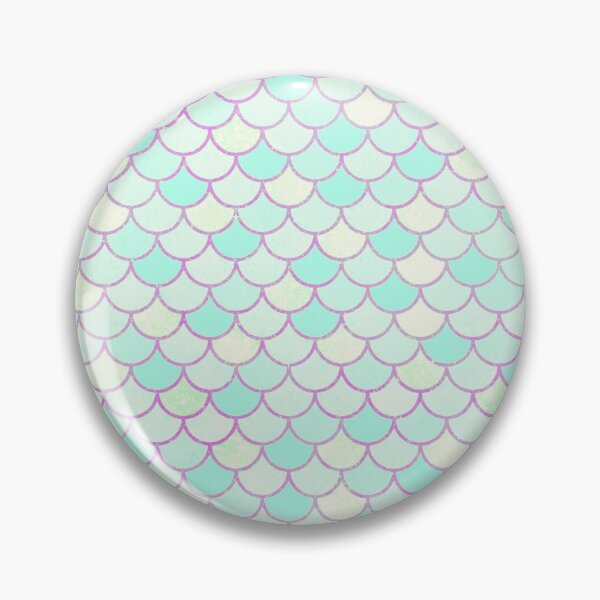 Item preview, Light Turquoise Mermaid Scales Pattern designed and sold by Saanis.