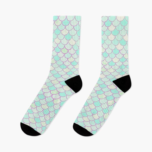 Item preview, Light Turquoise Mermaid Scales Pattern designed and sold by Saanis.