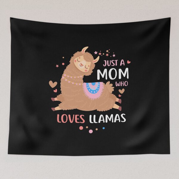 Item preview, Just A Mom Who Loves Llamas Cute Llama Lover Mothers Day designed and sold by haselshirt.