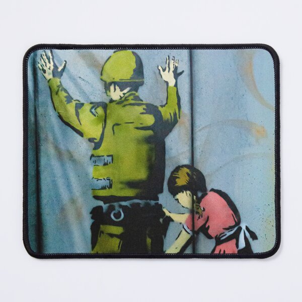 Item preview, Stop And Search Banksy - Girl Frisking Soldier designed and sold by WE-ARE-BANKSY.