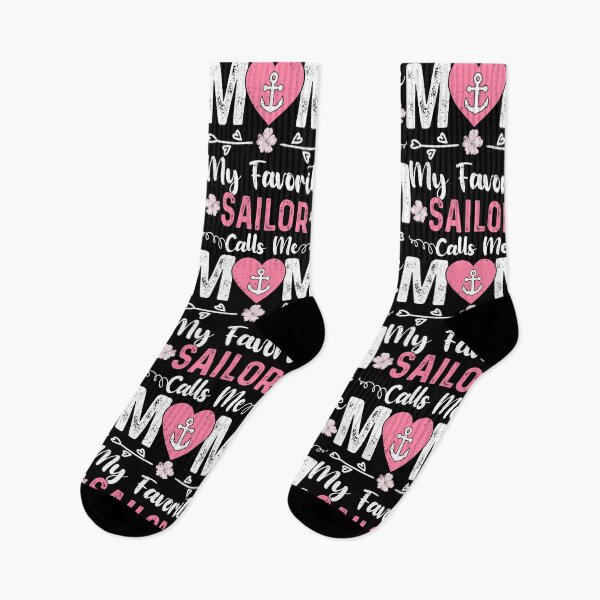 Item preview, My Favorite Sailor Calls Me Mom Heart Anchor Mothers Day designed and sold by haselshirt.