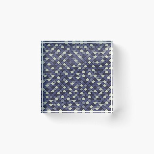 Item preview, Dark Mermaid Scales Pattern designed and sold by Saanis.
