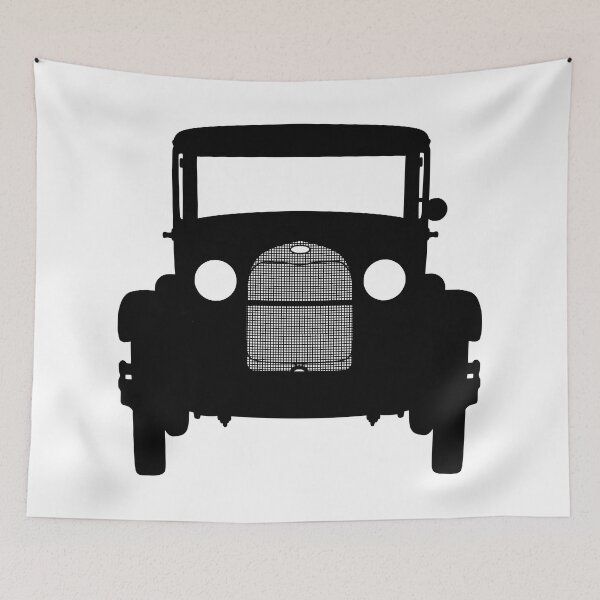 Item preview, Ford Model A 1927-1931 best T-shirt design black silhouette designed and sold by EdimDesign.