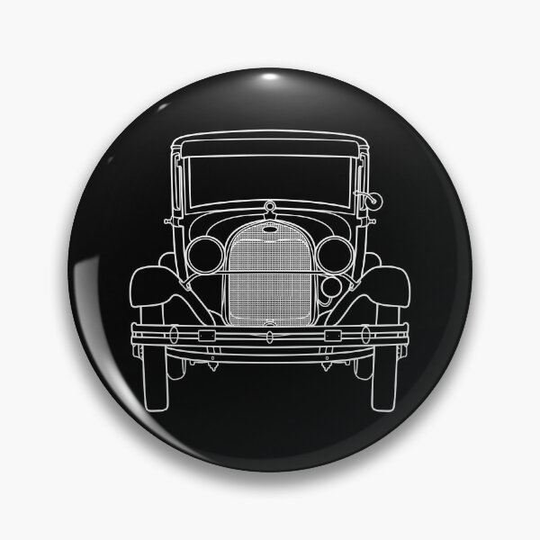 Item preview, Ford Model A 1927-1931 best T-shirt design white lines designed and sold by EdimDesign.