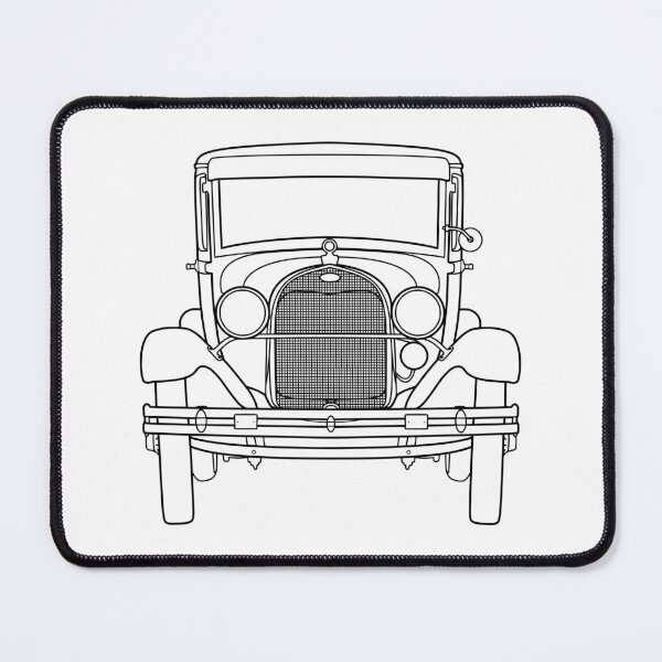 Item preview, Ford Model A 1927-1931 best T-shirt design black lines designed and sold by EdimDesign.