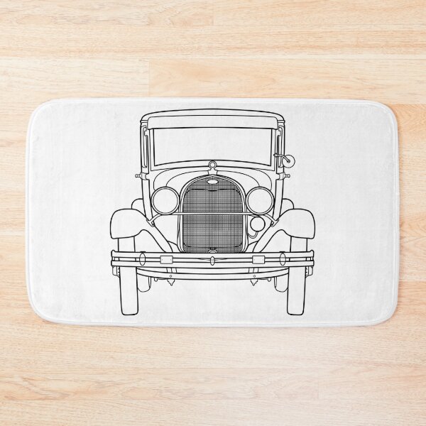 Item preview, Ford Model A 1927-1931 best T-shirt design black lines designed and sold by EdimDesign.