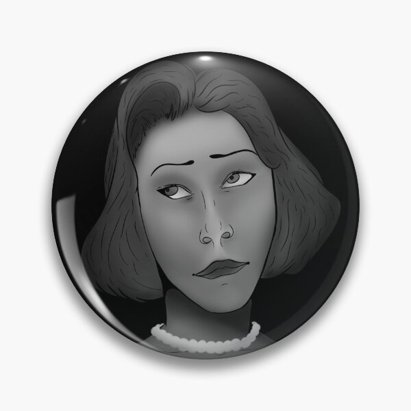 Artikelvorschau, Graustufen-Dame entworfen und verkauft von MoonlitMadnessDesigns.