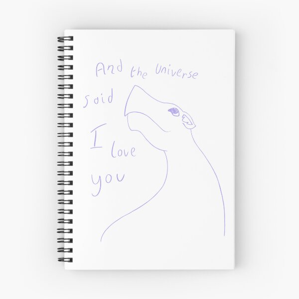 Item preview, And The Universe Said I Love You Enderdragon (white background) designed and sold by RadiantDuat.
