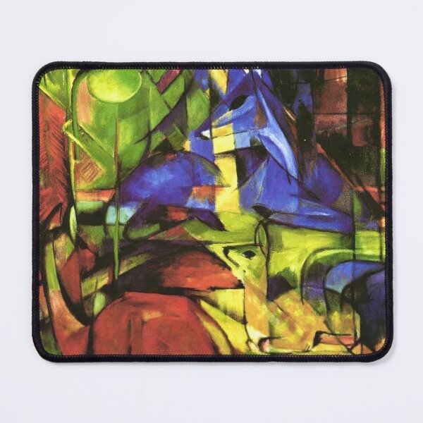 Item preview, Deer in the Forest II by Franz Marc designed and sold by WonderweissStudio.