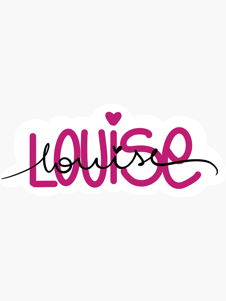 First name Louise Poster by lafillequireve