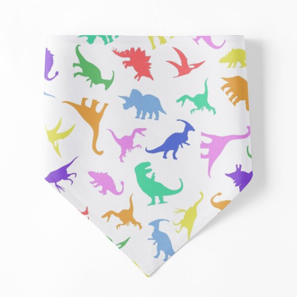 Fun Dinosaur Pattern Pet Bandana