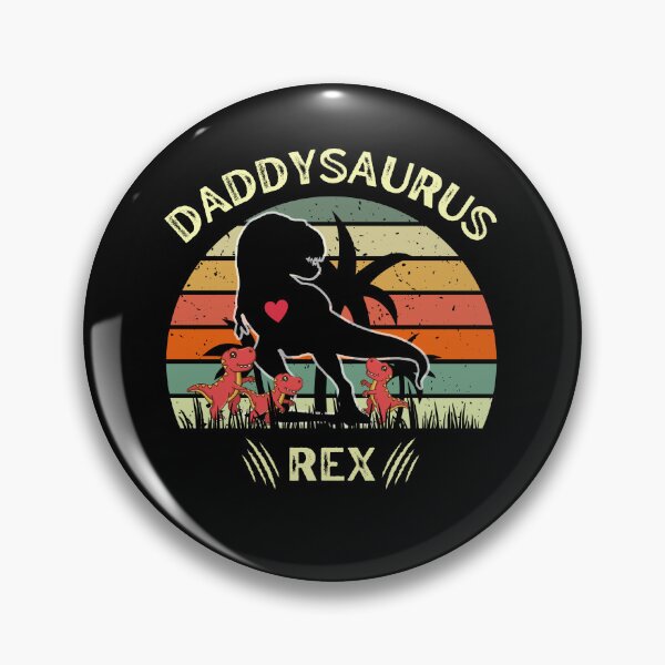 Item preview, Retro Sunset Daddysaurus Rex Fathers Day Gift for Dad designed and sold by WanderTravels.