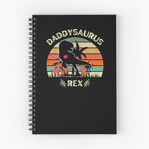 Item preview, Retro Sunset Daddysaurus Rex Fathers Day Gift for Dad designed and sold by WanderTravels.