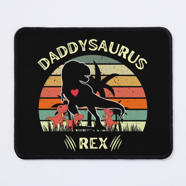 Item preview, Retro Sunset Daddysaurus Rex Fathers Day Gift for Dad designed and sold by WanderTravels.