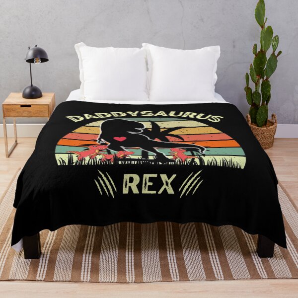 Item preview, Retro Sunset Daddysaurus Rex Fathers Day Gift for Dad designed and sold by WanderTravels.