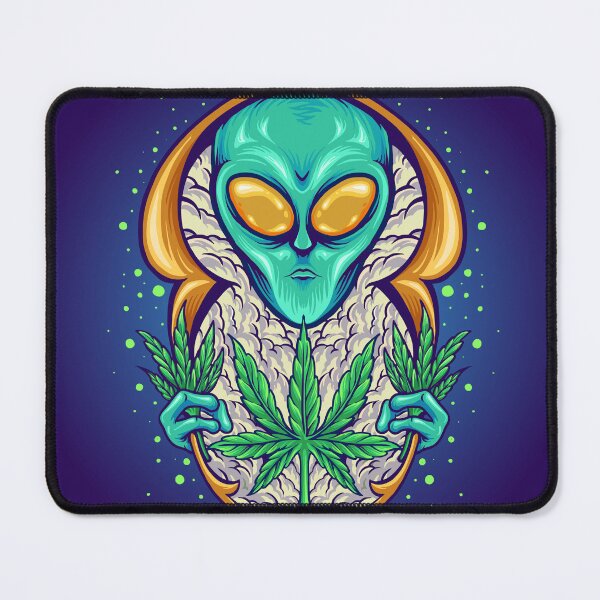 Item preview, ' Ganja guzling Allien ' designed and sold by MARYMAXMAC.
