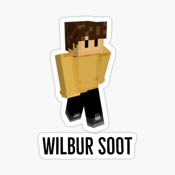 Wilbur soot minecraft  Sticker