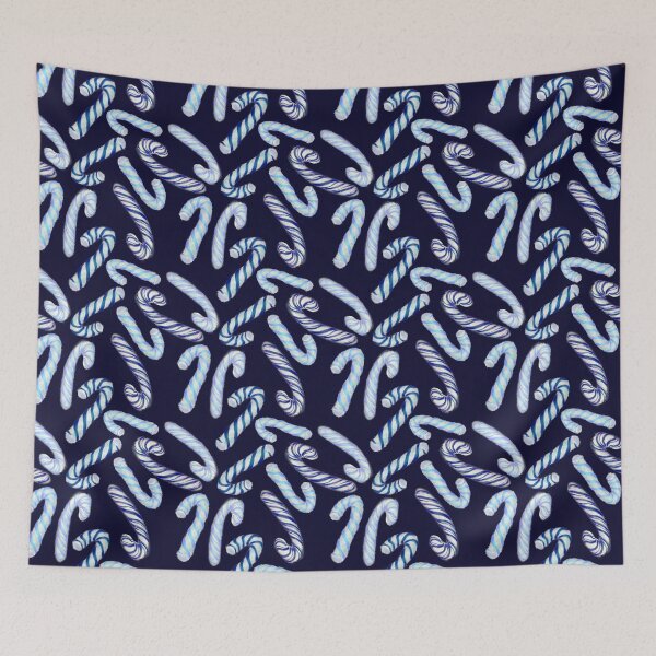 Item preview, Blue Candy Cane Dark designed and sold by IcyArtShop.