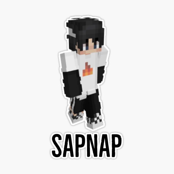 sapnap minecraft skin Sticker for Sale by Digiartz