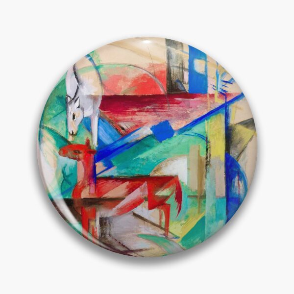 Item preview, Landscape with Animals by Franz Marc designed and sold by WonderweissStudio.
