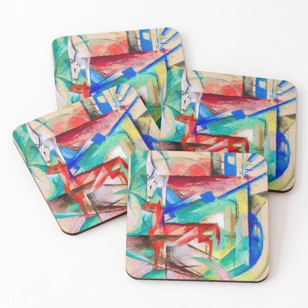 Item preview, Landscape with Animals by Franz Marc designed and sold by WonderweissStudio.