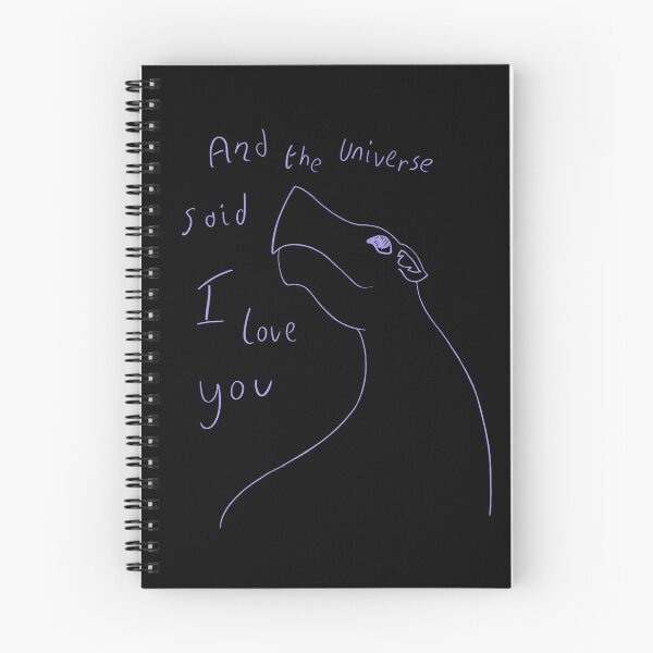 Item preview, And The Universe Said I Love You Enderdragon (black background) designed and sold by RadiantDuat.